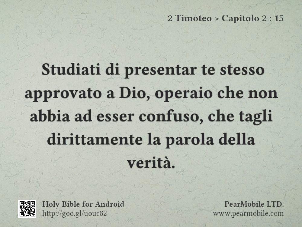 2 Timoteo, Capitolo 2:15